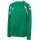 hummel Pullover hmlCORE 2.0 Crew Neck (100% rec. Polyester) grün/weiss Kinder