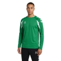 hummel Pullover hmlCORE 2.0 Crew Neck (100% rec. Polyester) grün Herren
