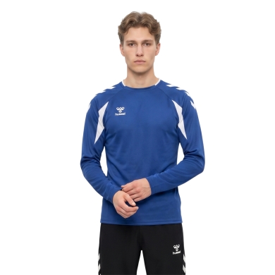 hummel Pullover hmlCORE 2.0 Crew Neck (100% rec. Polyester) blau Herren