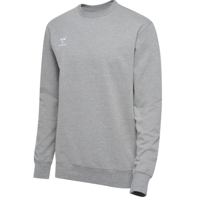 hummel Freizeit-Pullover hmlGO 2.0 Sweatshirt (weicher Sweatstoff) grau Herren