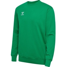 hummel Freizeit-Pullover hmlGO 2.0 Sweatshirt (weicher Sweatstoff) grün Herren