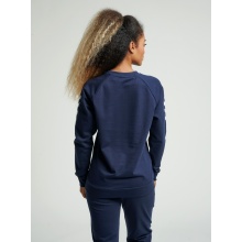 hummel Pullover Basic hmlGO Cotton Sweatshirt (Baumwolle) marineblau Damen