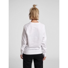 hummel Pullover Basic hmlGO Cotton Sweatshirt Big Logo (Baumwolle) weiss Damen