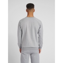 hummel Pullover Basic hmlGO Cotton Sweatshirt Big Logo (Baumwolle) grau Herren