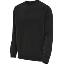 hummel Freizeit-Pullover hmlRED Classic Sweatshirt (Sweatstoff, Rippbündchen) schwarz Herren