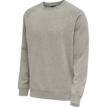 hummel Freizeit-Pullover hmlRED Classic Sweatshirt (Sweatstoff, Rippbündchen) grau Herren