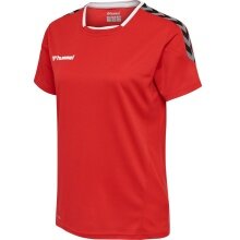 hummel Sport-Shirt hmlAUTHENTIC Poly Jersey (leichter Jerseystoff) Kurzarm rot Damen