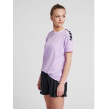 hummel Sport-Shirt hmlAUTHENTIC Poly Jersey (leichter Jerseystoff) Kurzarm lavender Damen