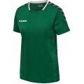 hummel Sport-Shirt hmlAUTHENTIC Poly Jersey (leichter Jerseystoff) Kurzarm dunkelgrün Damen