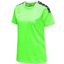hummel Sport-Shirt hmlAUTHENTIC Poly Jersey (leichter Jerseystoff) Kurzarm neongrün Damen
