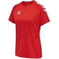 hummel Sport-Shirt hmlCORE XK Core Poly (Interlock-Stoff) Kurzarm rot Damen