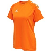 hummel Sport-Shirt hmlCORE XK Core Poly (Interlock-Stoff) Kurzarm orange Damen