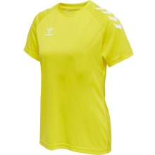 hummel Sport-Shirt hmlCORE XK Core Poly (Interlock-Stoff) Kurzarm gelb Damen