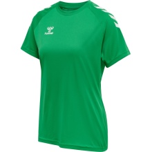 hummel Sport-Shirt hmlCORE XK Core Poly (Interlock-Stoff) Kurzarm grün Damen