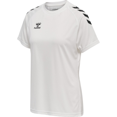 hummel Sport-Shirt hmlCORE XK Core Poly (Interlock-Stoff) Kurzarm weiss Damen