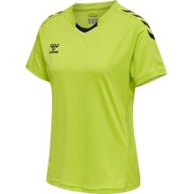 hummel Sport-Shirt hmlCORE XK Poly Jersey (robuster Doppelstrick) Kurzarm limegrün Damen