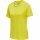 hummel Sport-Shirt hmlCORE XK Poly Jersey (robuster Doppelstrick) Kurzarm gelb Damen