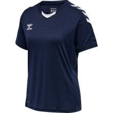 hummel Sport-Shirt hmlCORE XK Poly Jersey (robuster Doppelstrick) Kurzarm marineblau Damen