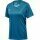 hummel Sport-Shirt hmlCORE XK Poly Jersey (robuster Doppelstrick) Kurzarm coralblau Damen