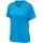 hummel Sport-Shirt hmlCORE XK Poly Jersey (robuster Doppelstrick) Kurzarm blau Damen