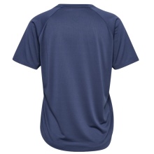 hummel Trainings-Shirt hmlCOURT Light Weight (atmungsaktiv, leicht) indigoblau Damen