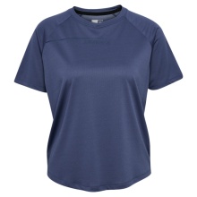 hummel Trainings-Shirt hmlCOURT Light Weight (atmungsaktiv, leicht) indigoblau Damen