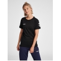 hummel Sport/Freizeit-Shirt hmlGO Cotton (Baumwolle) Kurzarm schwarz Damen