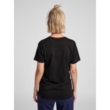 hummel Sport/Freizeit-Shirt hmlGO Cotton Big Logo (Baumwolle) Kurzarm schwarz Damen