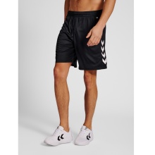 hummel Sporthose hmlCORE XK Poly Shorts (robuster Doppelstrick, ohne Seitentaschen) Kurz schwarz Herren