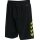 hummel Sporthose hmlCORE XK Poly Shorts (robuster Doppelstrick, ohne Seitentaschen) Kurz schwarz/limegrün Herren
