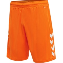 hummel Sporthose hmlCORE XK Poly Shorts (robuster Doppelstrick, ohne Seitentaschen) Kurz orange Herren