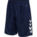 hummel Sporthose hmlCORE XK Poly Shorts (robuster Doppelstrick, ohne Seitentaschen) kurz marineblau Herren