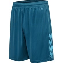 hummel Sporthose hmlCORE XK Poly Shorts (robuster Doppelstrick, ohne Seitentaschen) Kurz coralblau Herren