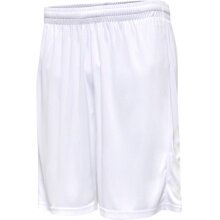 hummel Sporthose hmlCORE XK Poly Shorts (robuster Doppelstrick, ohne Seitentaschen) kurz weiss/weiss Herren