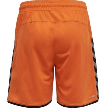hummel Sporthose hmlAUTHENTIC Poly Shorts (leichter Jerseystoff, ohne Seitentaschen) Kurz orange Kinder