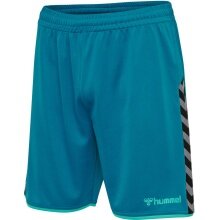 hummel Sporthose hmlAUTHENTIC Poly Shorts (leichter Jerseystoff, ohne Seitentaschen) Kurz tealblau Kinder