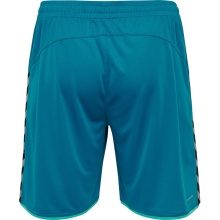 hummel Sporthose hmlAUTHENTIC Poly Shorts (leichter Jerseystoff, ohne Seitentaschen) Kurz tealblau Kinder