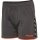 hummel Sporthose hmlAUTHENTIC Poly Shorts (leichter Jerseystoff, ohne Seitentaschen) Kurz asphaltgrau Damen
