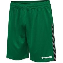 hummel Sporthose hmlAUTHENTIC Poly Shorts (leichter Jerseystoff, ohne Seitentaschen) kurz dunkelgrün Herren