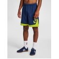 hummel Sporthose hmlLEAD Poly Shorts (Mesh-Stoff) Kurz denimblau Herren