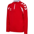 hummel Sport-Langarmshirt hmlCORE 2.0 Half Zip (optimale Bewegungsfreiheit) rot/weiss Jungen