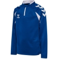 hummel Sport-Langarmshirt hmlCORE 2.0 Half Zip (optimale Bewegungsfreiheit) blau/weiss Jungen