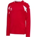hummel Sport-Langarmshirt hmlCORE 2.0 Jersey (angenehmes Tragegefühl) rot/weiss Jungen