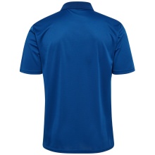 hummel Sport-Polo hmlESSENTIAL (100% rec. Polyester) Kurzarm dunkelblau Herren