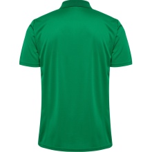 hummel Sport-Polo hmlESSENTIAL (100% rec. Polyester) Kurzarm grün Herren