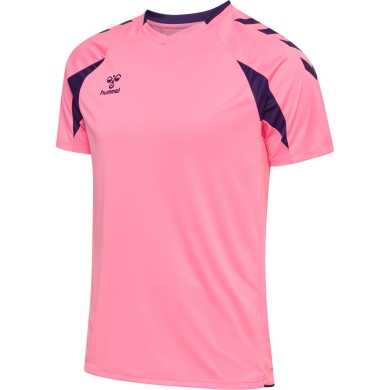 hummel Sport-Shirt hmlCORE 2.0 (rec. Polyester, optimale Bewegungsfreiheit) kurzarm pink/violett Herren