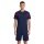 hummel Sport-Shirt hmlCORE 2.0 (rec. Polyester, optimale Bewegungsfreiheit) kurzarm marineblau/rot Herren