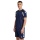 hummel Sport-Shirt hmlCORE 2.0 (rec. Polyester, optimale Bewegungsfreiheit) kurzarm marineblau/weiss Herren