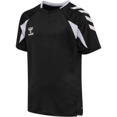 hummel Sport-Shirt hmlCORE 2.0 (rec. Polyester, optimale Bewegungsfreiheit) kurzarm schwarz/weiss Jungen
