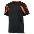hummel Sport-Shirt hmlCORE 2.0 (rec. Polyester, optimale Bewegungsfreiheit) kurzarm schwarz/orange Jungen